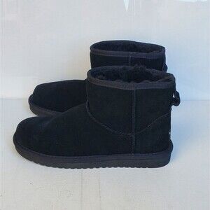 Koolaburra By Ugg Womens Black Mini Boots NWOT Size 7